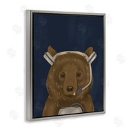 Stupell Studio | Bear with Gaming Headset