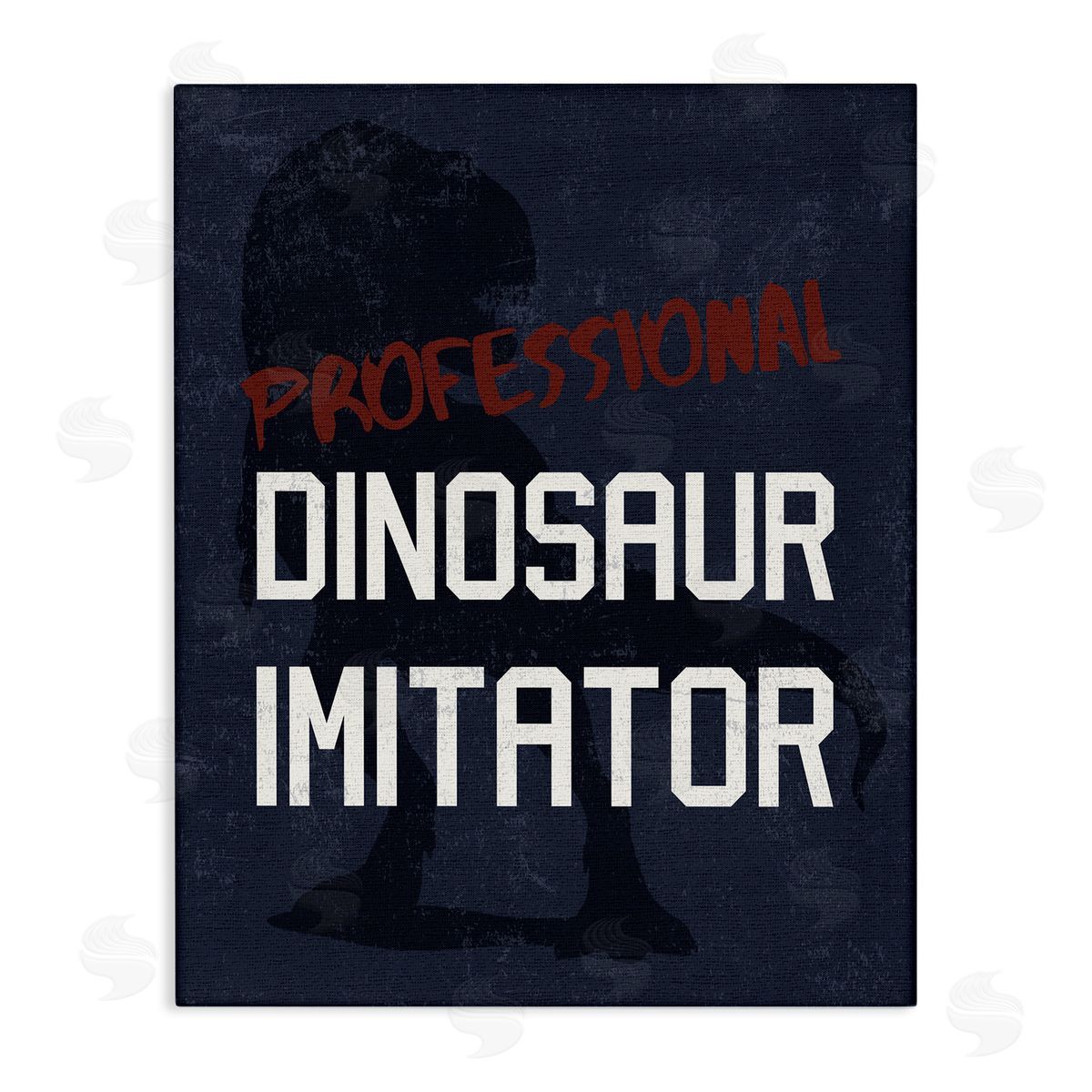 Professional Dinosaur Imitator T-Rex Canvas Wall Art, Home Decor by Stupell Studio