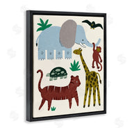 Stupell Studio | Colorful Safari Animal Friends