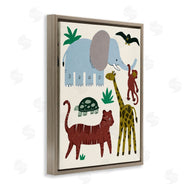 Stupell Studio | Colorful Safari Animal Friends