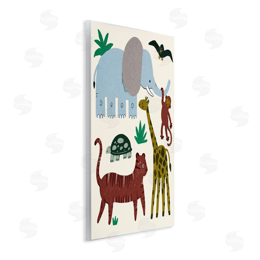 Stupell Studio | Colorful Safari Animal Friends