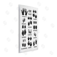 Stupell Studio | Children's Rustic Dinosaur Track Chart