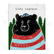 Stupell Studio | Little Explorer and Black Bear
