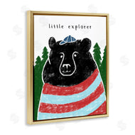 Stupell Studio | Little Explorer and Black Bear