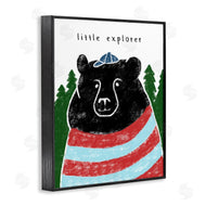 Stupell Studio | Little Explorer and Black Bear