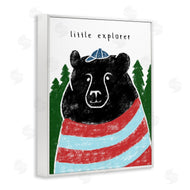 Stupell Studio | Little Explorer and Black Bear
