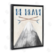 Stupell Studio | Be Brave Mountain & Arrows
