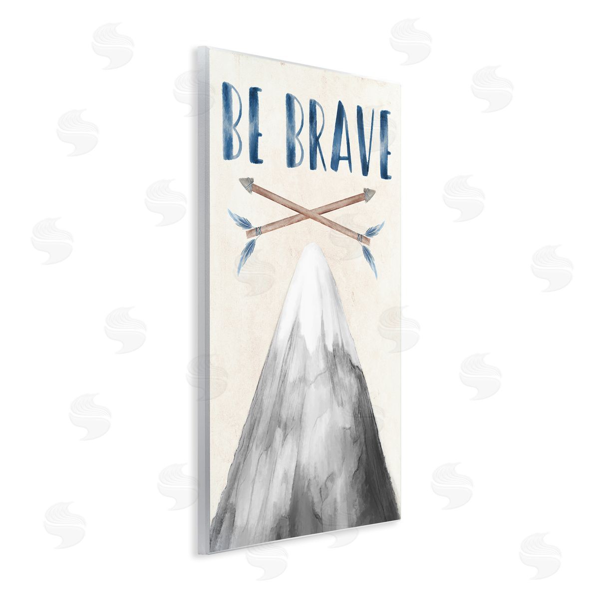 Be Brave Mountain & Arrows Wood Plaque Wall Art, Home Decor by Stupell Studio