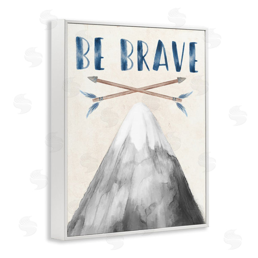 Stupell Studio | Be Brave Mountain & Arrows