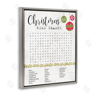 Stupell Studio | Christmas Word Search Activity