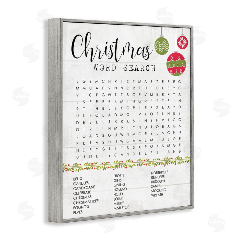 Stupell Studio | Christmas Word Search Activity