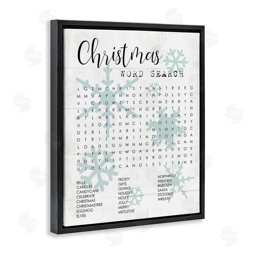 Stupell Studio | Winter Holiday Word Search Activity