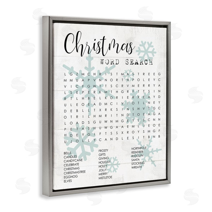 Stupell Studio | Winter Holiday Word Search Activity