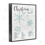 Stupell Studio | Winter Holiday Word Search Activity