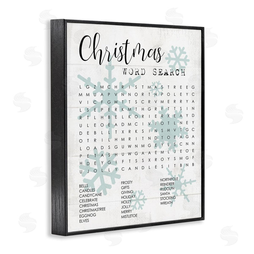 Stupell Studio | Winter Holiday Word Search Activity