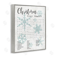 Stupell Studio | Winter Holiday Word Search Activity