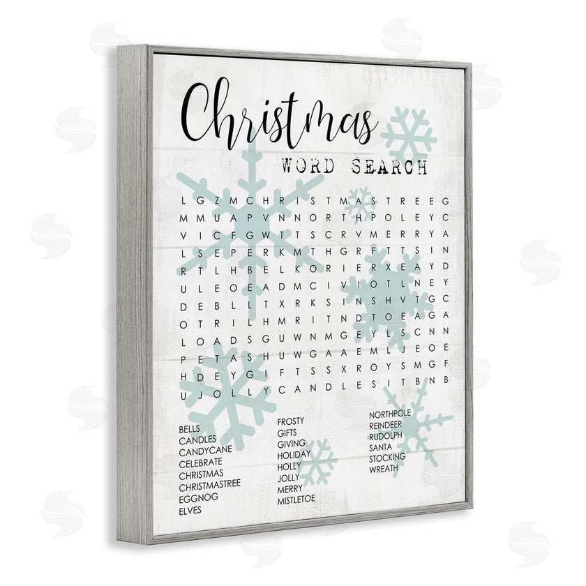 Stupell Studio | Winter Holiday Word Search Activity