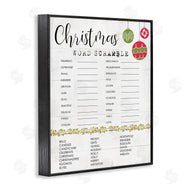 Stupell Studio | Seasonal Christmas Word Scramble