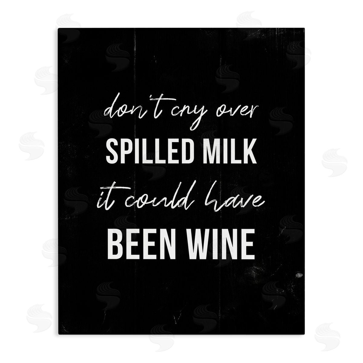 Spilled Milk or Wine Humor Canvas Wall Art, Home Decor by Stupell Studio