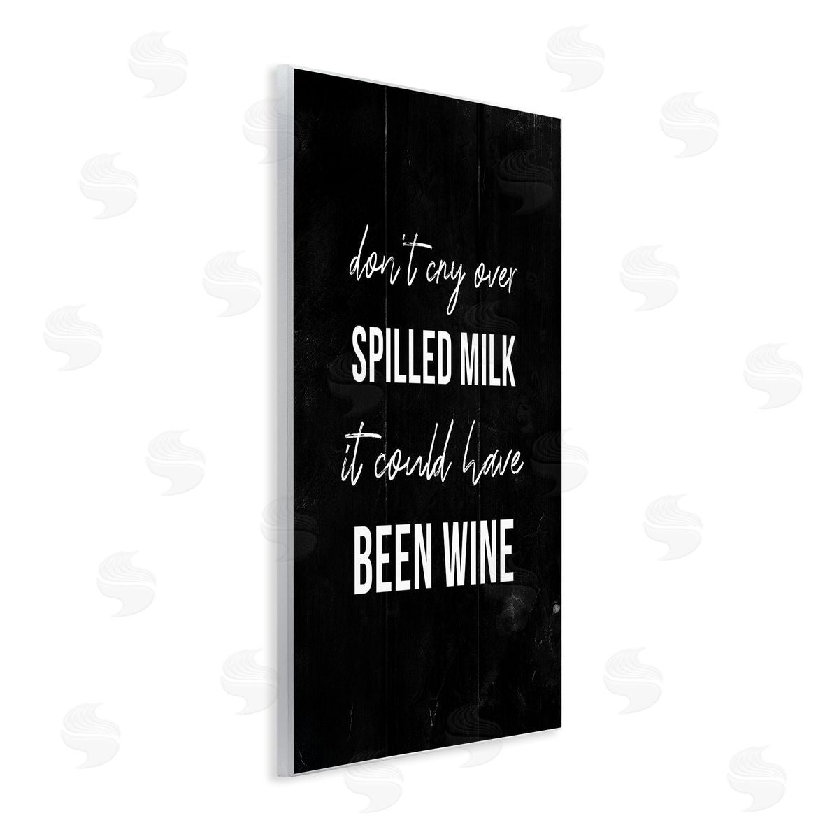 Spilled Milk or Wine Humor Wood Plaque Wall Art, Home Decor by Stupell Studio