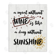 Stupell Studio | A Meal Without Wine Humor