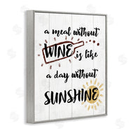 Stupell Studio | A Meal Without Wine Humor
