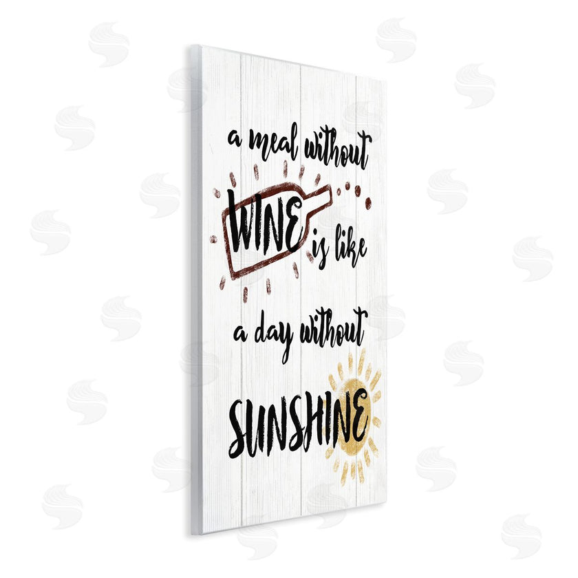 Stupell Studio | A Meal Without Wine Humor
