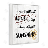 Stupell Studio | A Meal Without Wine Humor