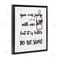 Stupell Studio | Drinking Humor Judge with Sip