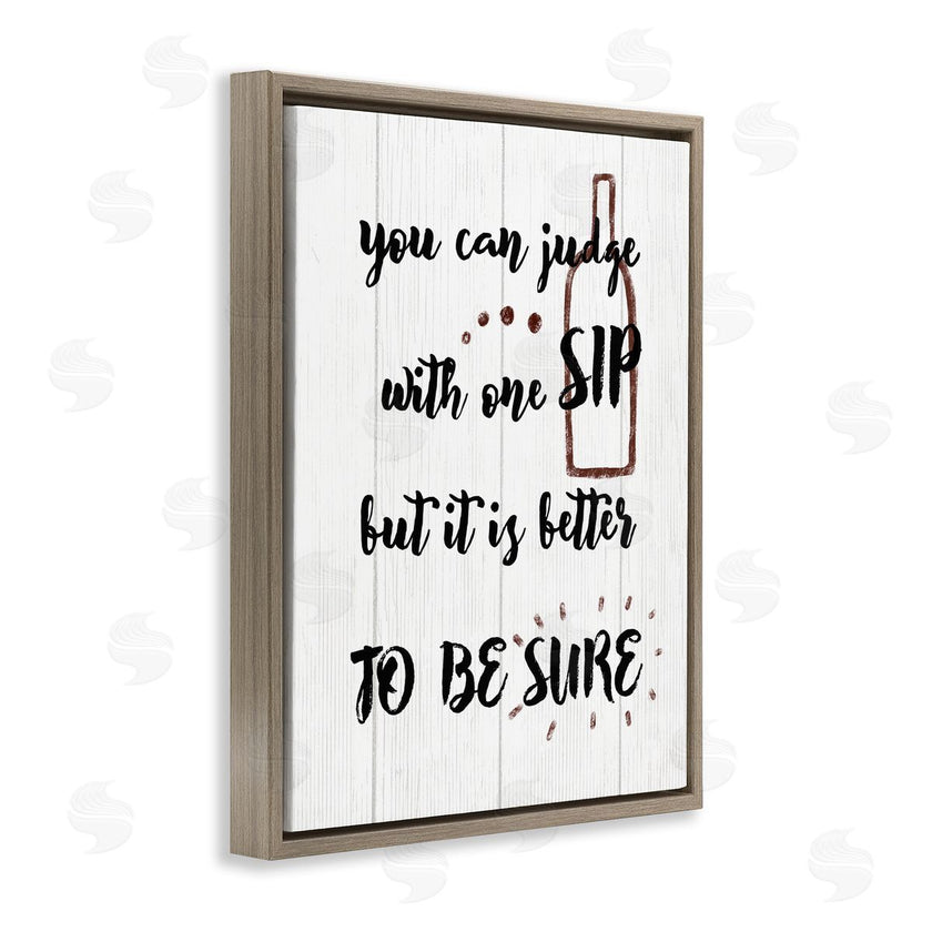 Stupell Studio | Drinking Humor Judge with Sip