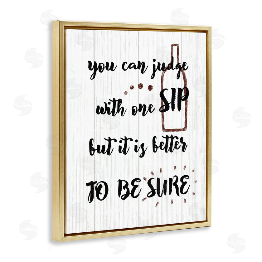 Stupell Studio | Drinking Humor Judge with Sip