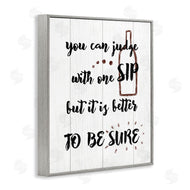 Stupell Studio | Drinking Humor Judge with Sip