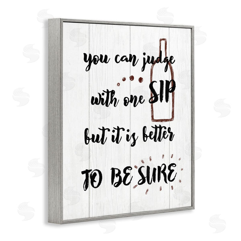 Stupell Studio | Drinking Humor Judge with Sip