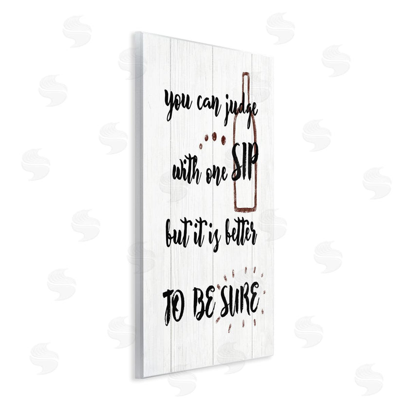 Stupell Studio | Drinking Humor Judge with Sip