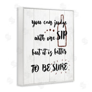 Stupell Studio | Drinking Humor Judge with Sip