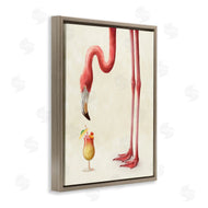 Ziwei Li | Pink Flamingo with Tropical Cocktail