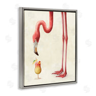 Ziwei Li | Pink Flamingo with Tropical Cocktail
