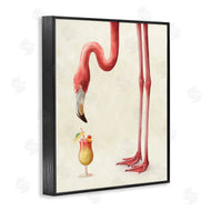 Ziwei Li | Pink Flamingo with Tropical Cocktail