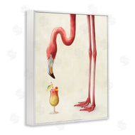 Ziwei Li | Pink Flamingo with Tropical Cocktail