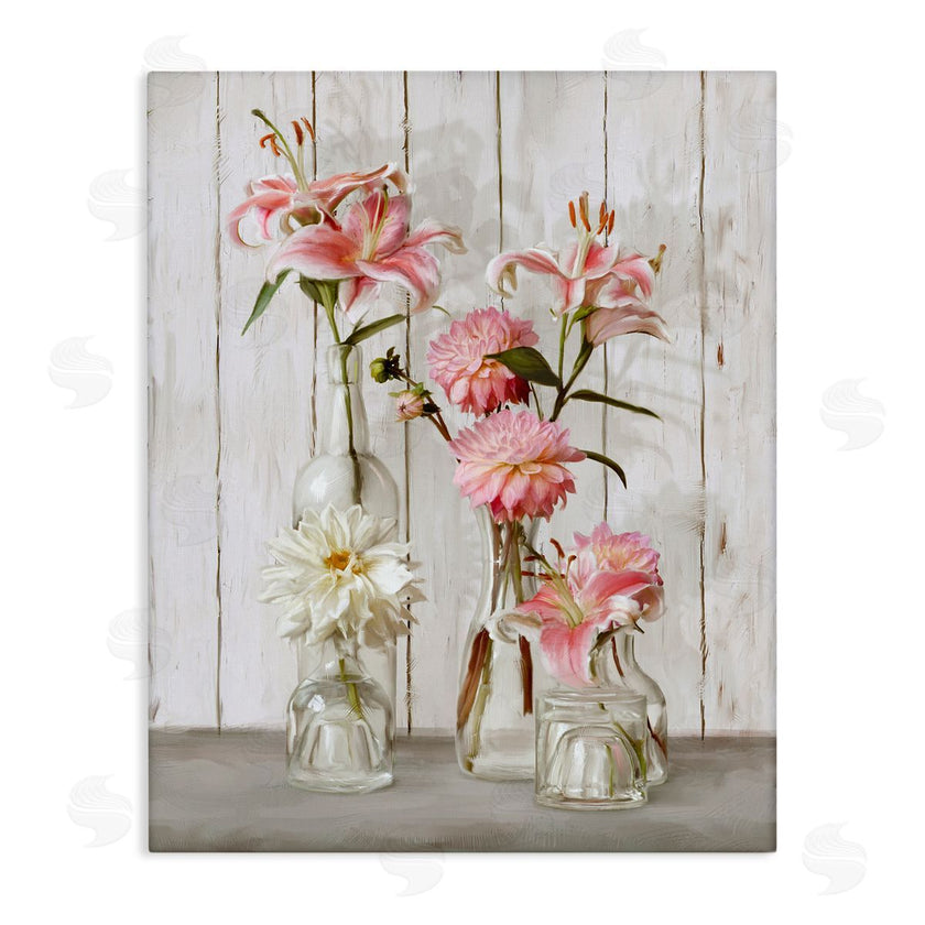 Ziwei Li | Spring Pink Florals in Glass Jars