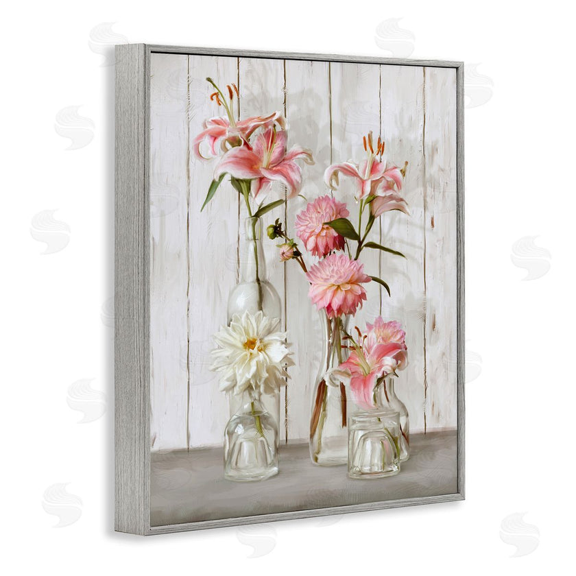 Ziwei Li | Spring Pink Florals in Glass Jars