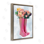 Ziwei Li | Spring Roses in Pink Rainboots