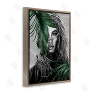 Patricia Mendes | Female Portrait with Ferns