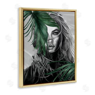 Patricia Mendes | Female Portrait with Ferns