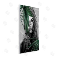 Patricia Mendes | Female Portrait with Ferns