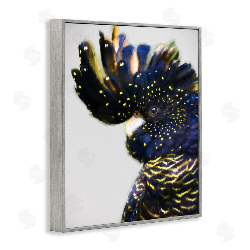 Urban Road | Tropical Bird Blue Yellow Feathers