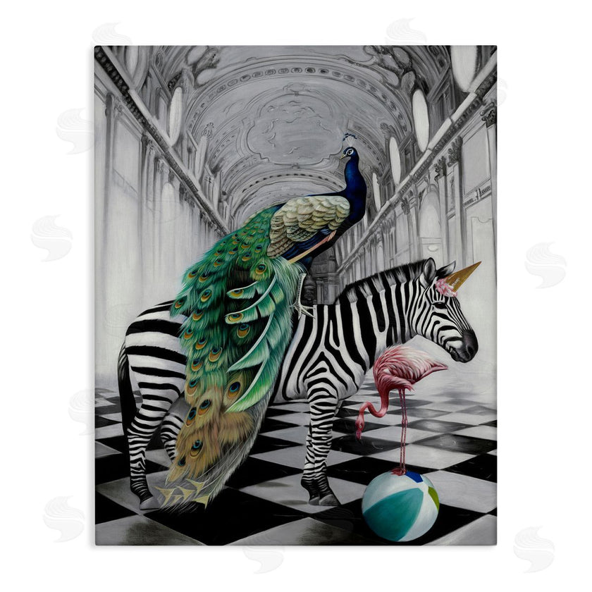 Urban Road | Safari Animals in Classic Architecture