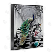 Urban Road | Safari Animals in Classic Architecture