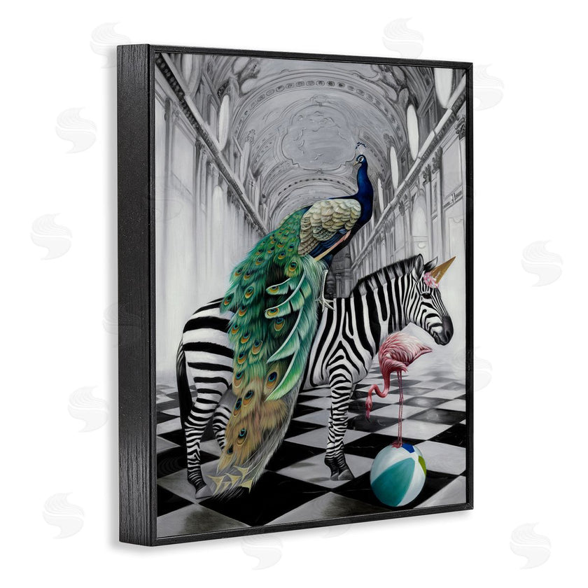 Urban Road | Safari Animals in Classic Architecture