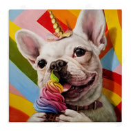Lucia Heffernan | Rainbow French Bulldog Ice Cream
